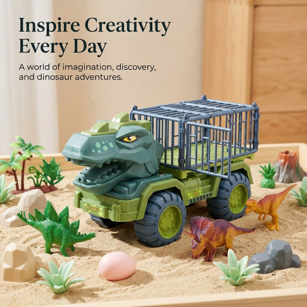 Exciting Prehistoric Dino Playset with Vehicle and Characters