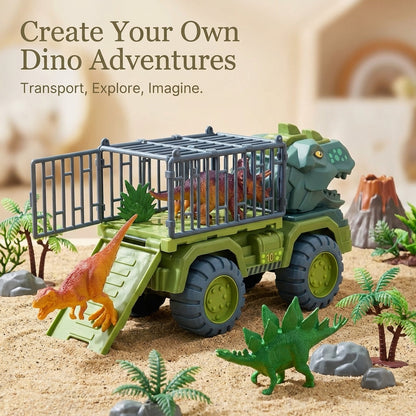 Exciting Prehistoric Dino Playset with Vehicle and Characters