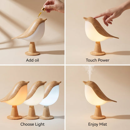 Soothing Multicolor Lamp with LED and Fog Feature