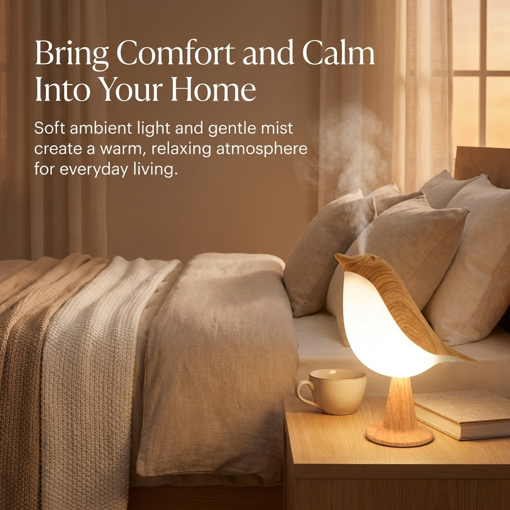Soothing Multicolor Lamp with LED and Fog Feature