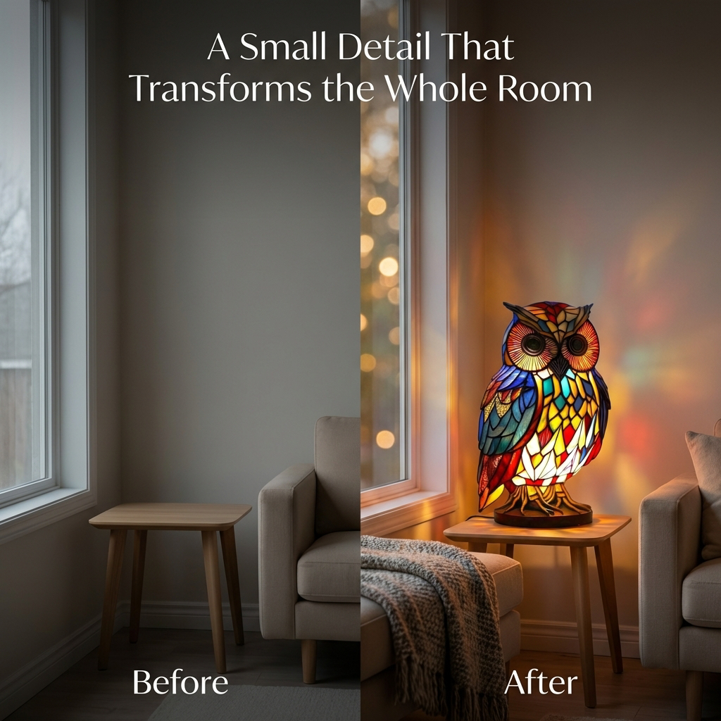 Beautiful Crystal Zoo Table Lamp