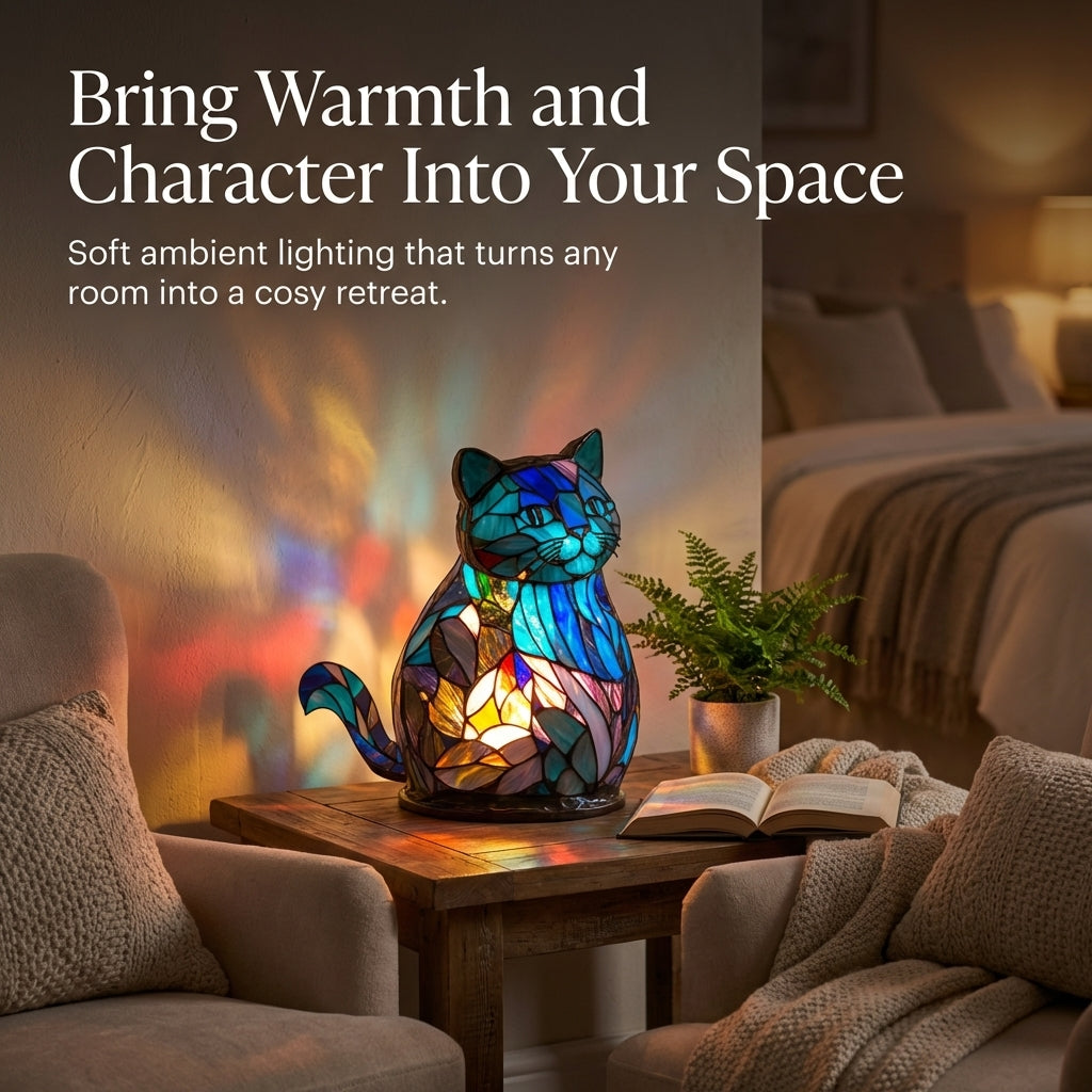 Beautiful Crystal Zoo Table Lamp