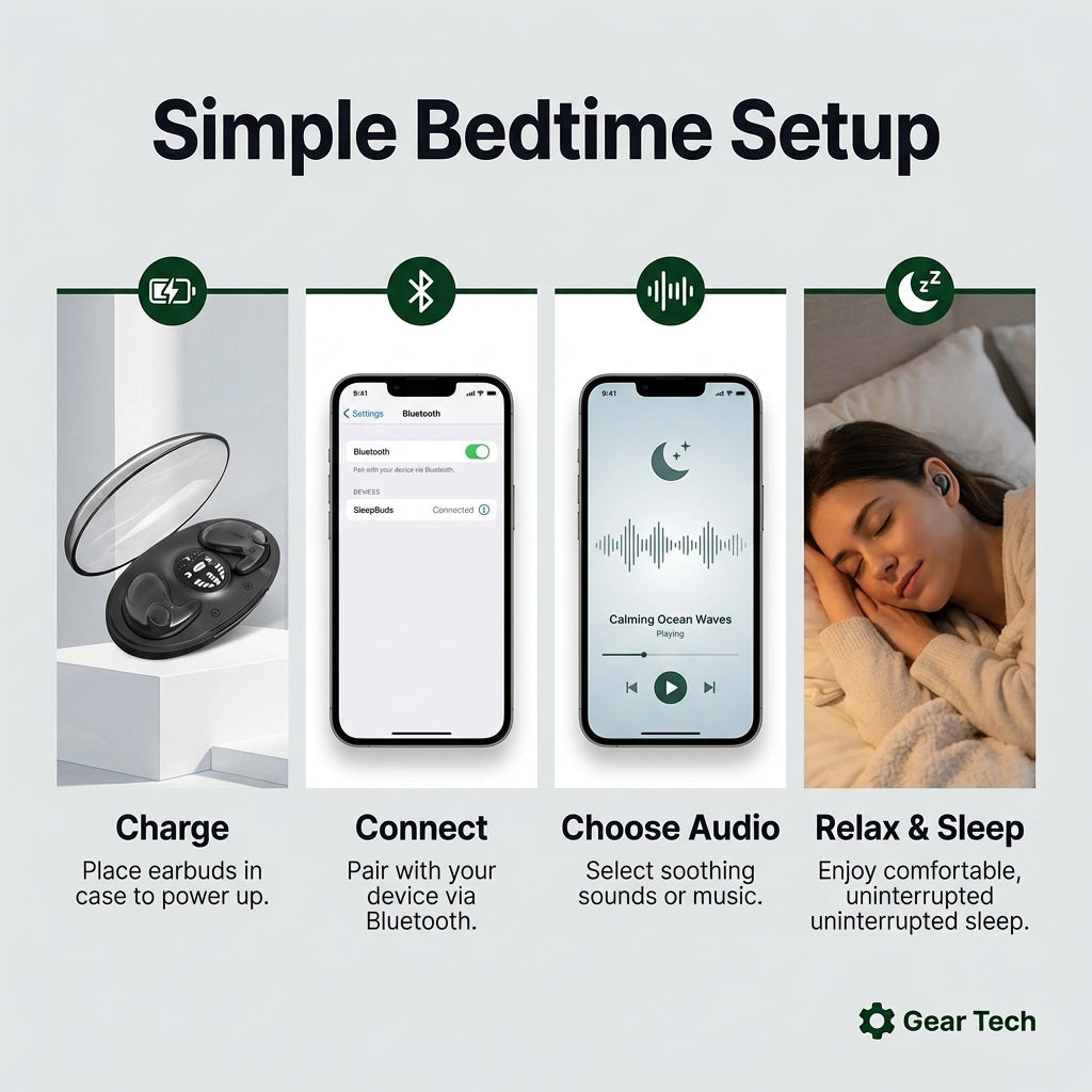 Cozy Night Earbuds Wireless Bluetooth Earphones