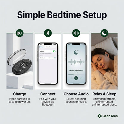 Cozy Night Earbuds Wireless Bluetooth Earphones