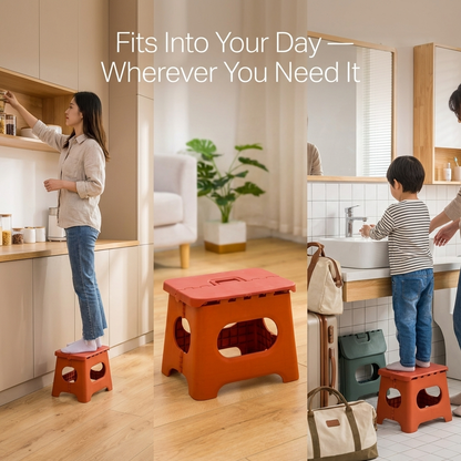 Portable Collapsible Step Stool for Home Use