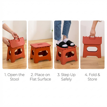 Portable Collapsible Step Stool for Home Use