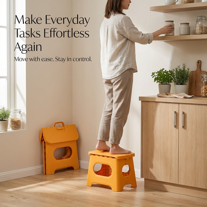 Portable Collapsible Step Stool for Home Use