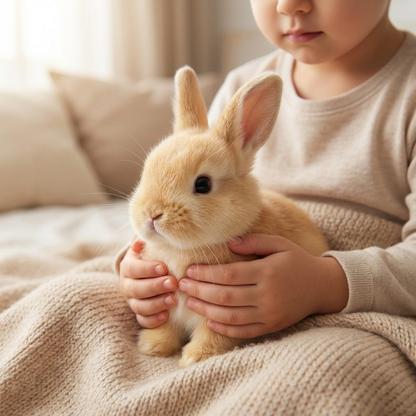 Snuggly Plush Bunny Stuffed Toy Buddy