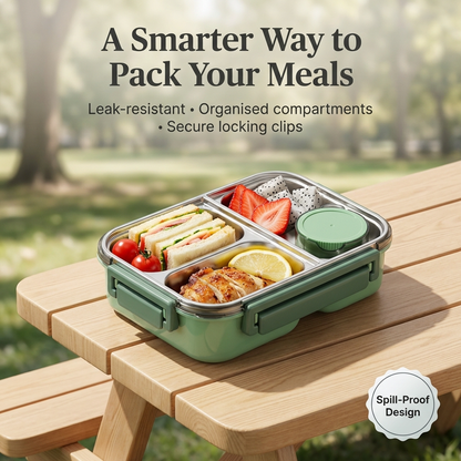 Thermal Lunch Box Leak-Resistant Meal Container