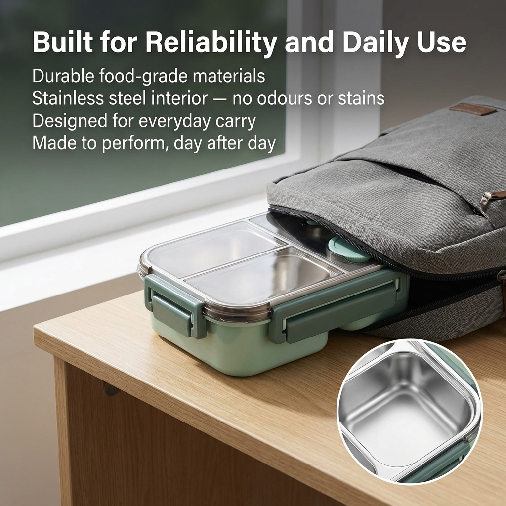 Thermal Lunch Box Leak-Resistant Meal Container