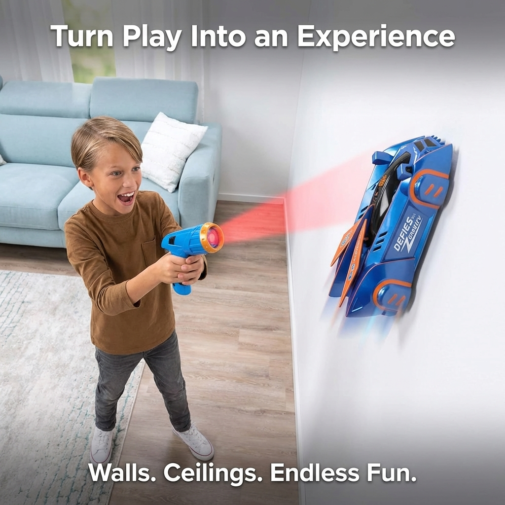 Fast RC Wall Climber Laser Remote Control Car Toy
