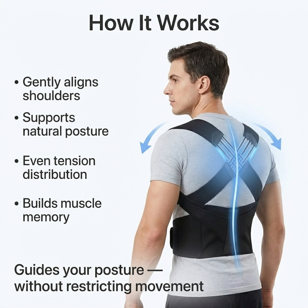 Orthopedic Lumbar Support Belt for Better Posture Alignment
