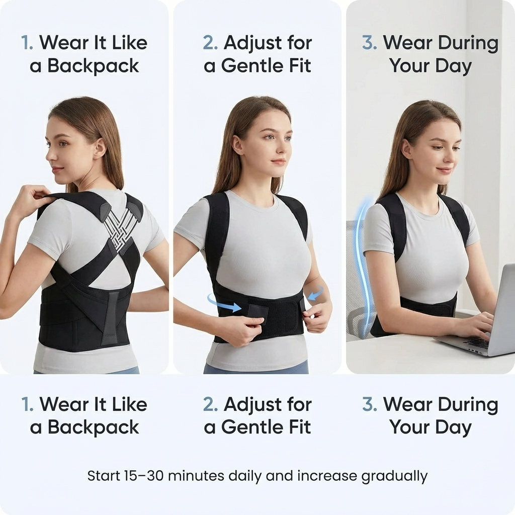 Orthopedic Lumbar Support Belt for Better Posture Alignment