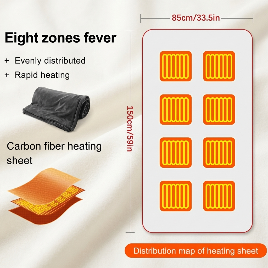 Ultra Soft Heated Blanket
