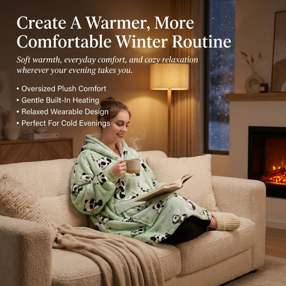 Wearable Heated Blanket Hoodie