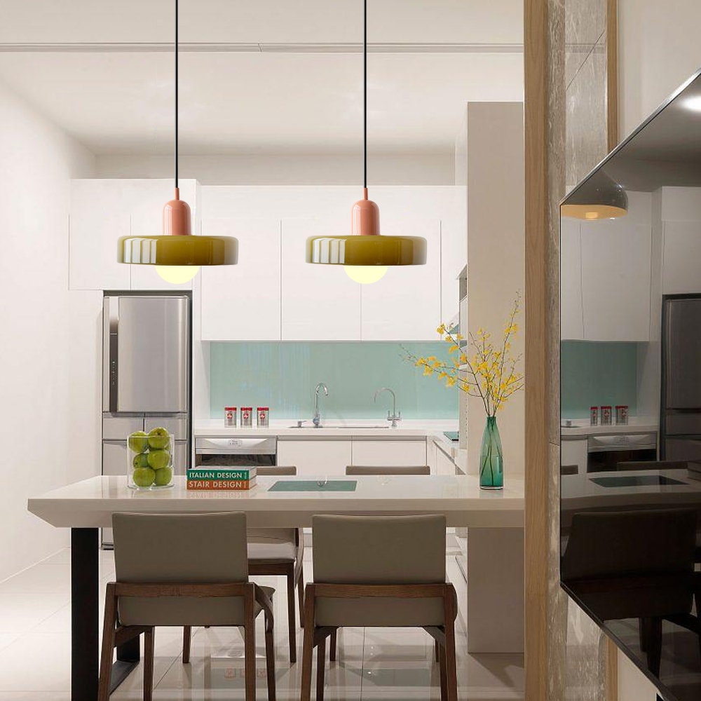 Elegant Circular Glass Pendant Lighting for Homes