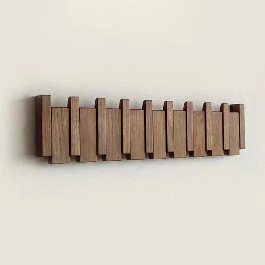 Space Saving Oak Foldable Piano Wall Holder