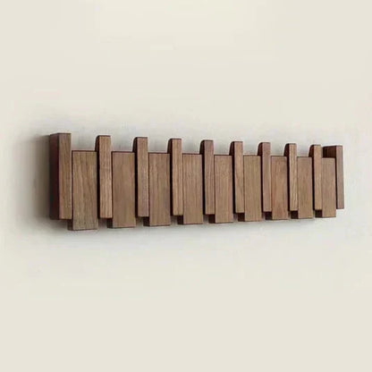 Space Saving Oak Foldable Piano Wall Holder