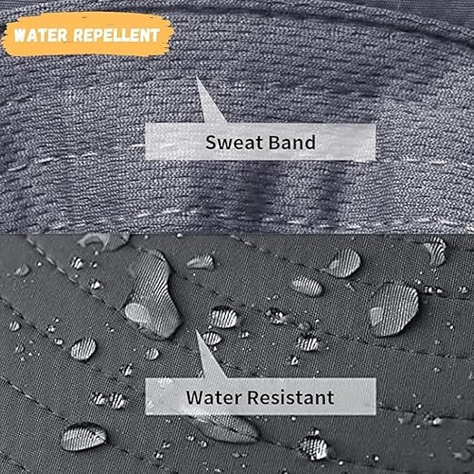 Breathable Sports Hat with Extra Wide Brim and Cooling Fans