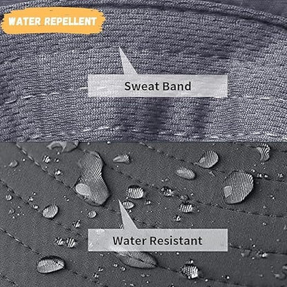 Breathable Sports Hat with Extra Wide Brim and Cooling Fans
