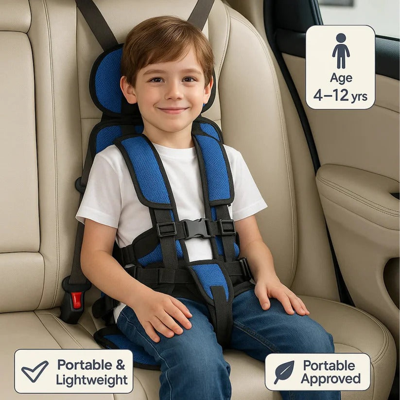 Safe Compact Child Car Booster Seat Belt