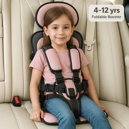 Safe Compact Child Car Booster Seat Belt