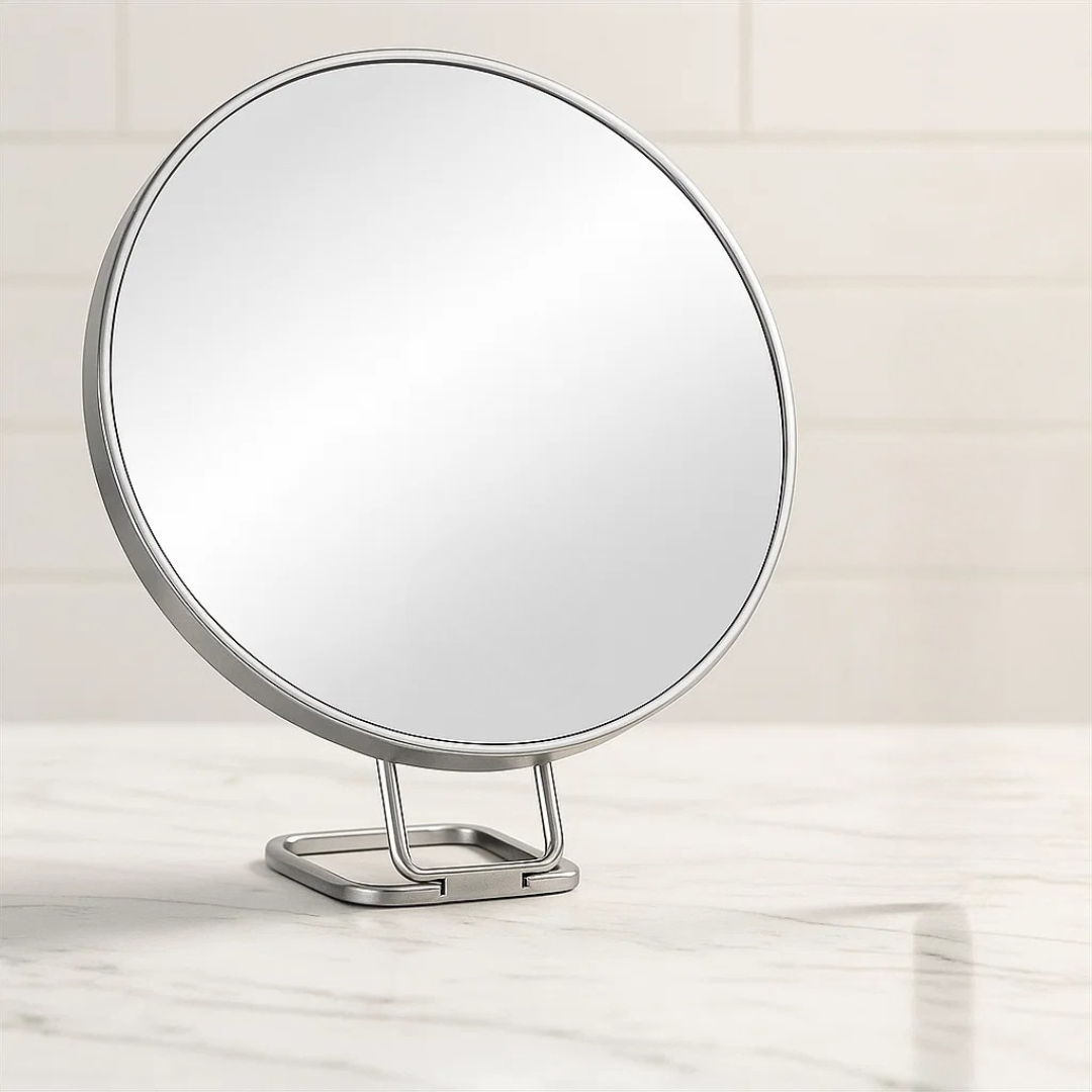 Portable Folding Makeup Mirror with Stand