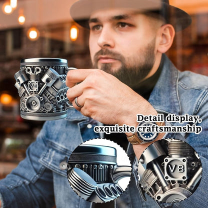 Engine Block Coffee Mug – Unique Automotive Gift