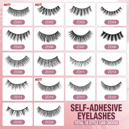 Simple to Use Natural False Lashes Daily Wear
