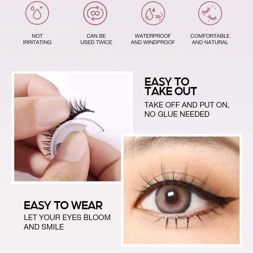 Simple to Use Natural False Lashes Daily Wear