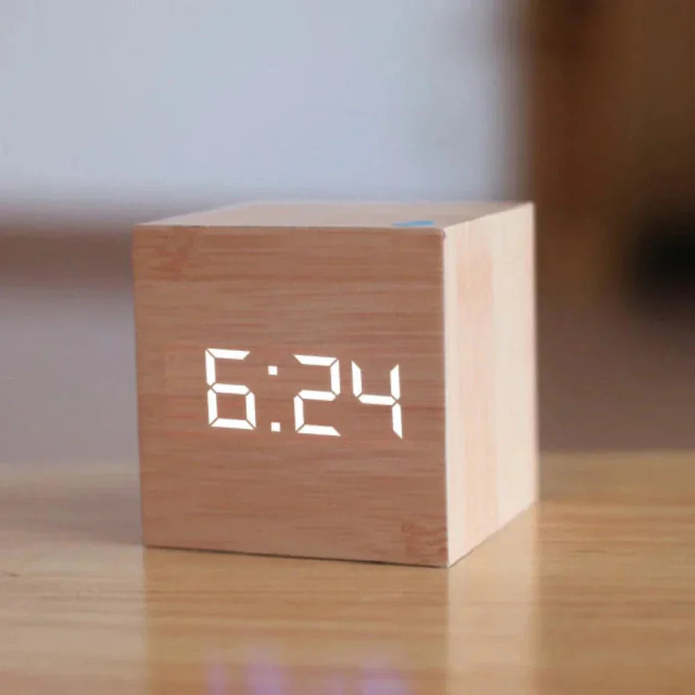 Compact Electronic LED Clock Alarm