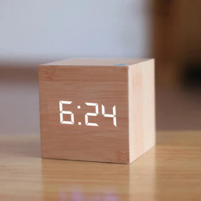 Compact Electronic LED Clock Alarm
