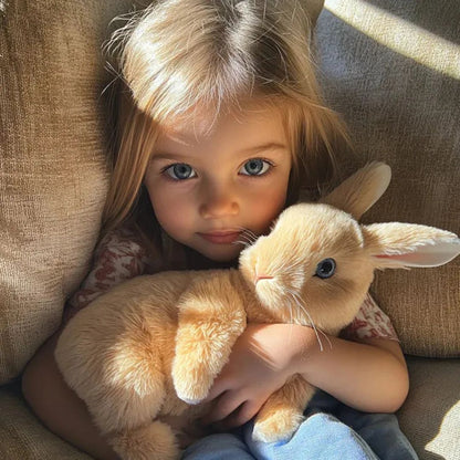 Snuggly Plush Bunny Stuffed Toy Buddy