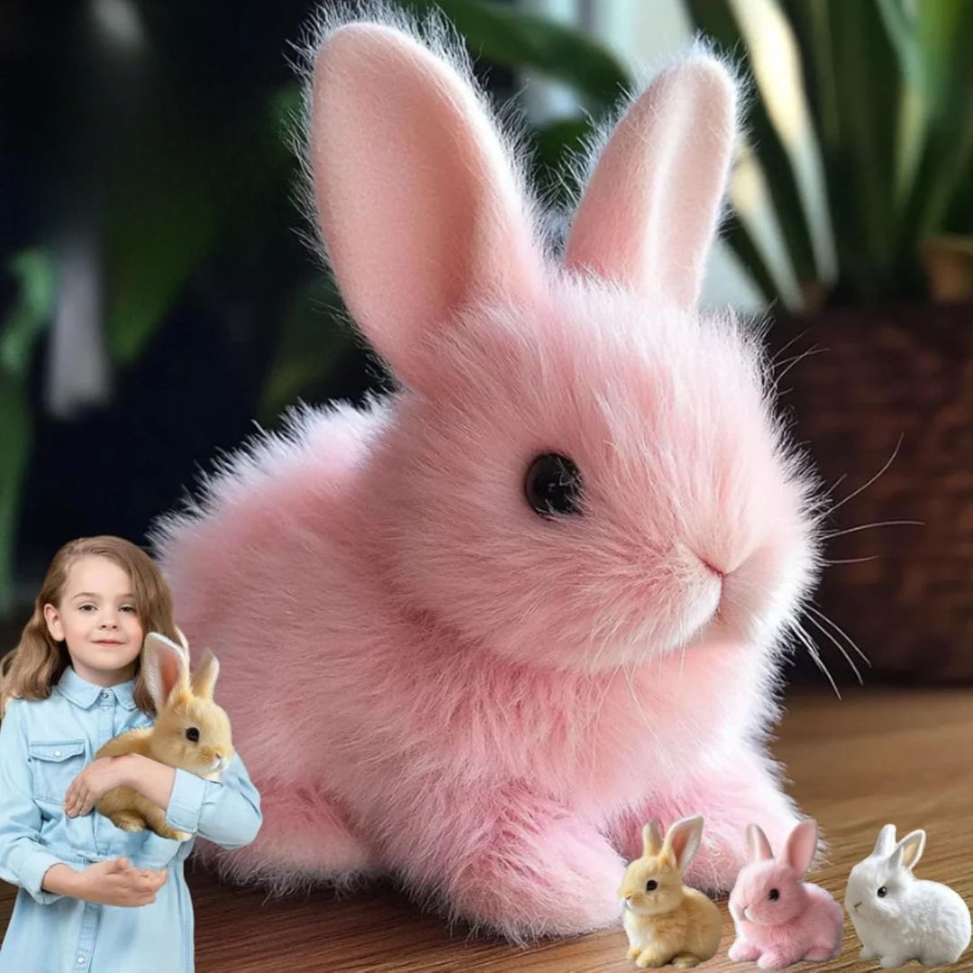 Snuggly Plush Bunny Stuffed Toy Buddy