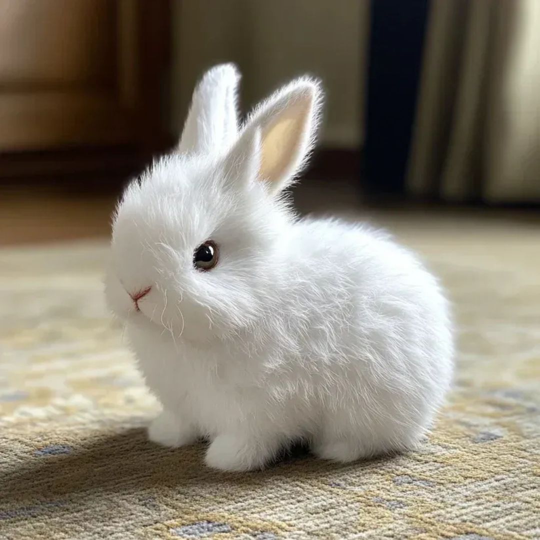 Snuggly Plush Bunny Stuffed Toy Buddy