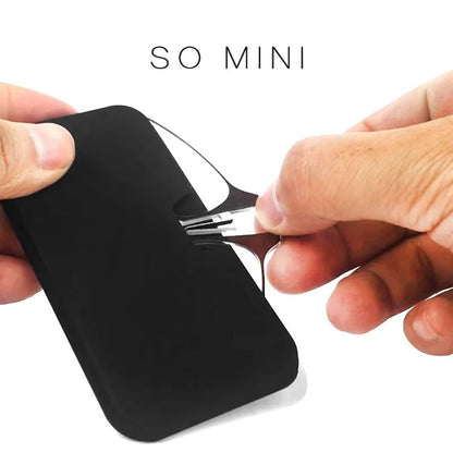 Portable Folding Reading Glasses with Adjustable Nose Clip