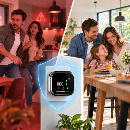 Digital Gas & Smoke Detector Alarm