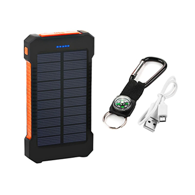 Compact Quick Charge Solar Powered Dual USB Charger