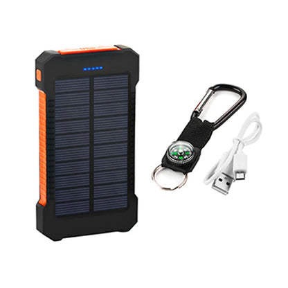 Compact Quick Charge Solar Powered Dual USB Charger