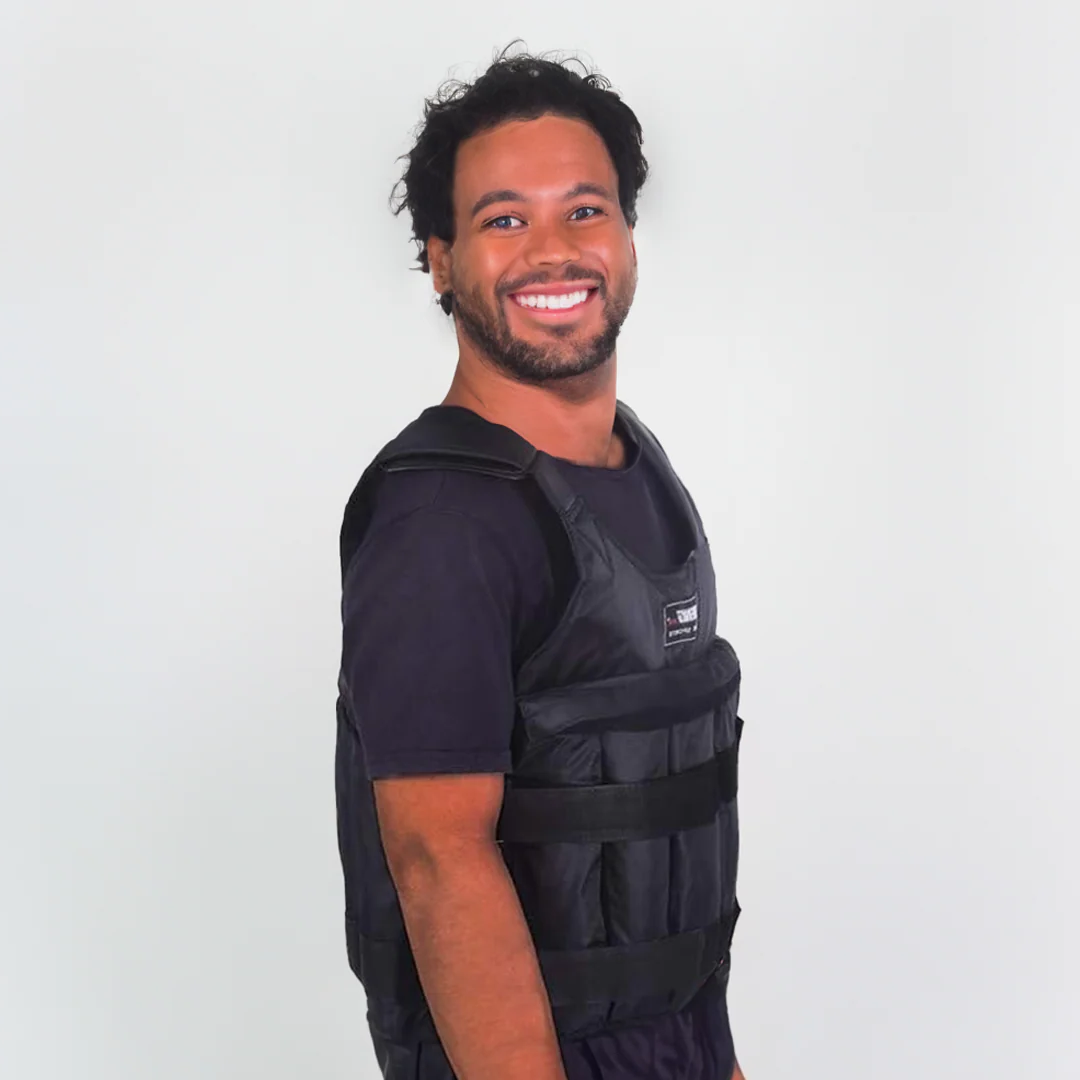 High Strength Adjustable Weighted Vest 110lb Gym Trainer