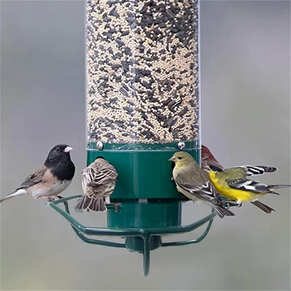 Durable Outdoor Bird Feeder with Multiple Feeding Stations