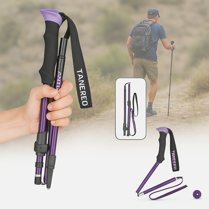 Portable Folding Hiking and Trekking Walking Sticks