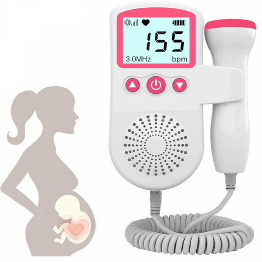Portable Fetal Heart Monitor Baby Doppler Device - Korstal