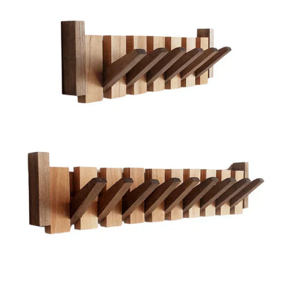 Space Saving Oak Foldable Piano Wall Holder