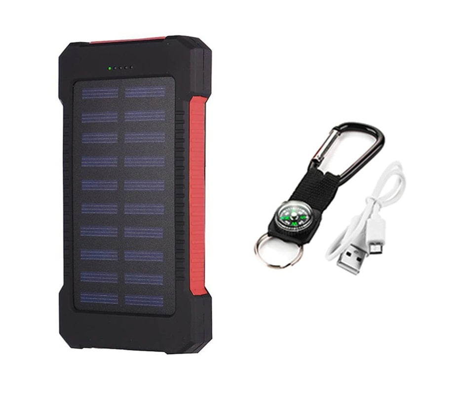 Compact Quick Charge Solar Powered Dual USB Charger
