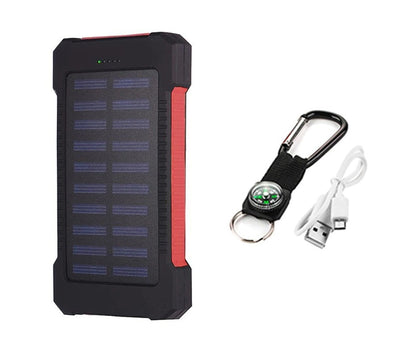 Compact Quick Charge Solar Powered Dual USB Charger