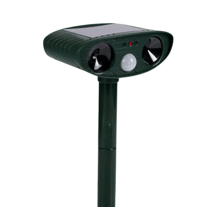 Weatherproof Solar Powered Animal Deterrent Ultrasonic Repeller