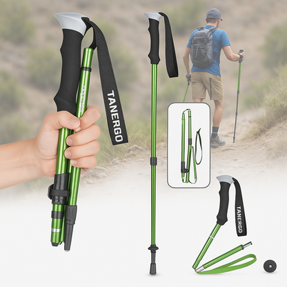 Portable Folding Hiking and Trekking Walking Sticks