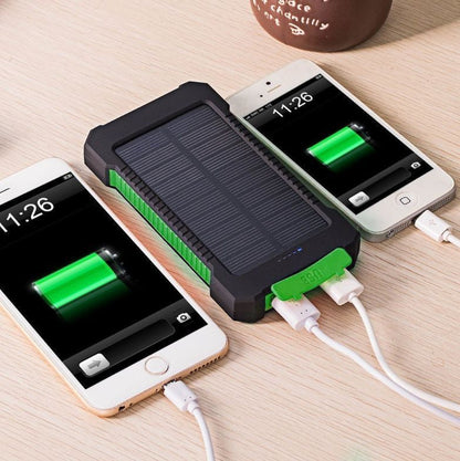 Compact Quick Charge Solar Powered Dual USB Charger