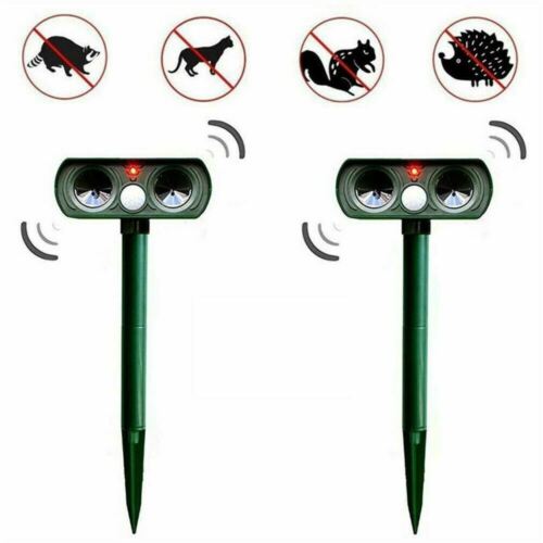 Weatherproof Solar Motion Activated Animal Deterrent